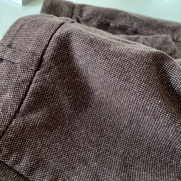 Massimo Dutti Burgundy regular-fit pants - Picture 9 of 10